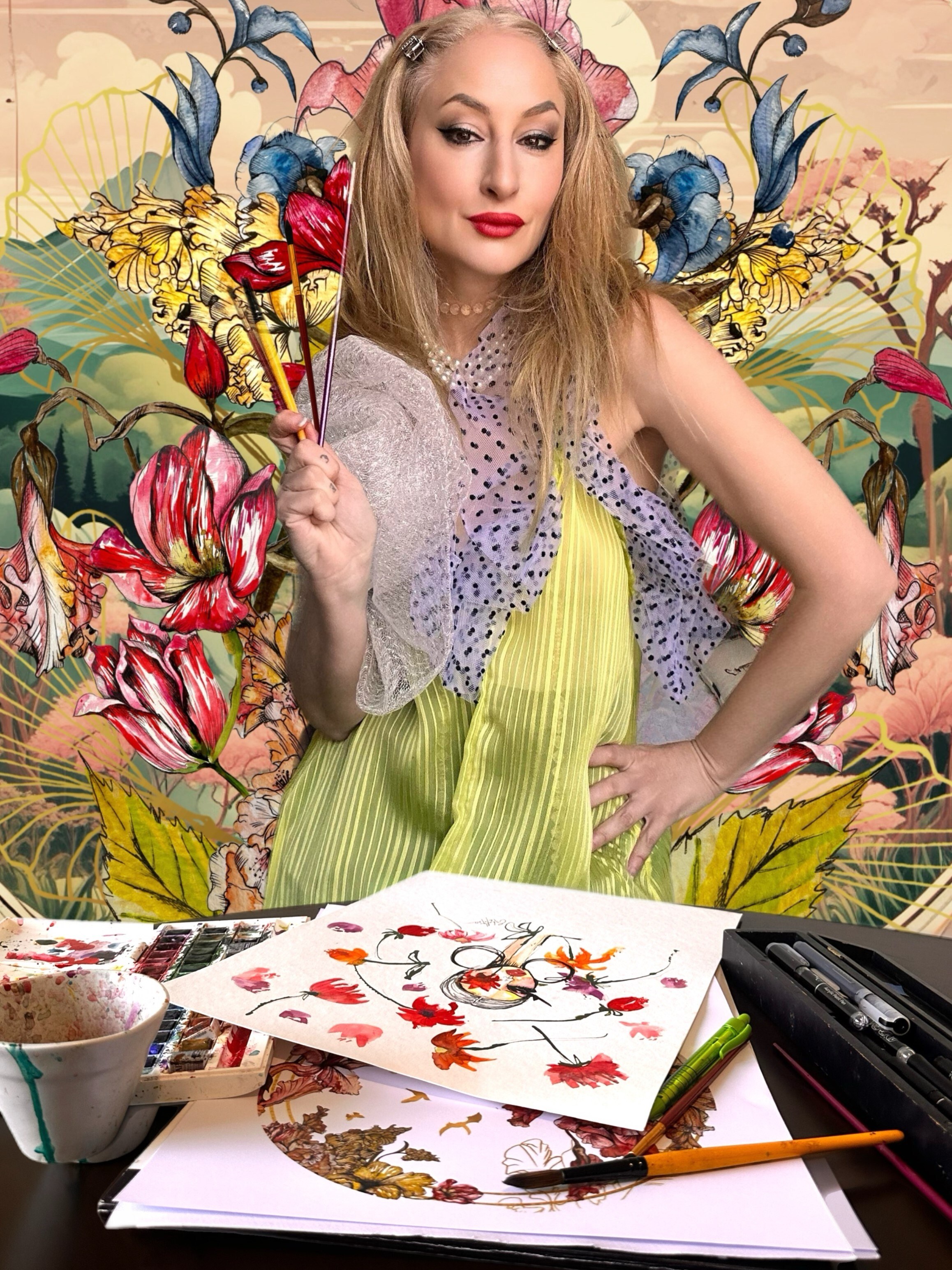 Fashion Illustration with Estelle