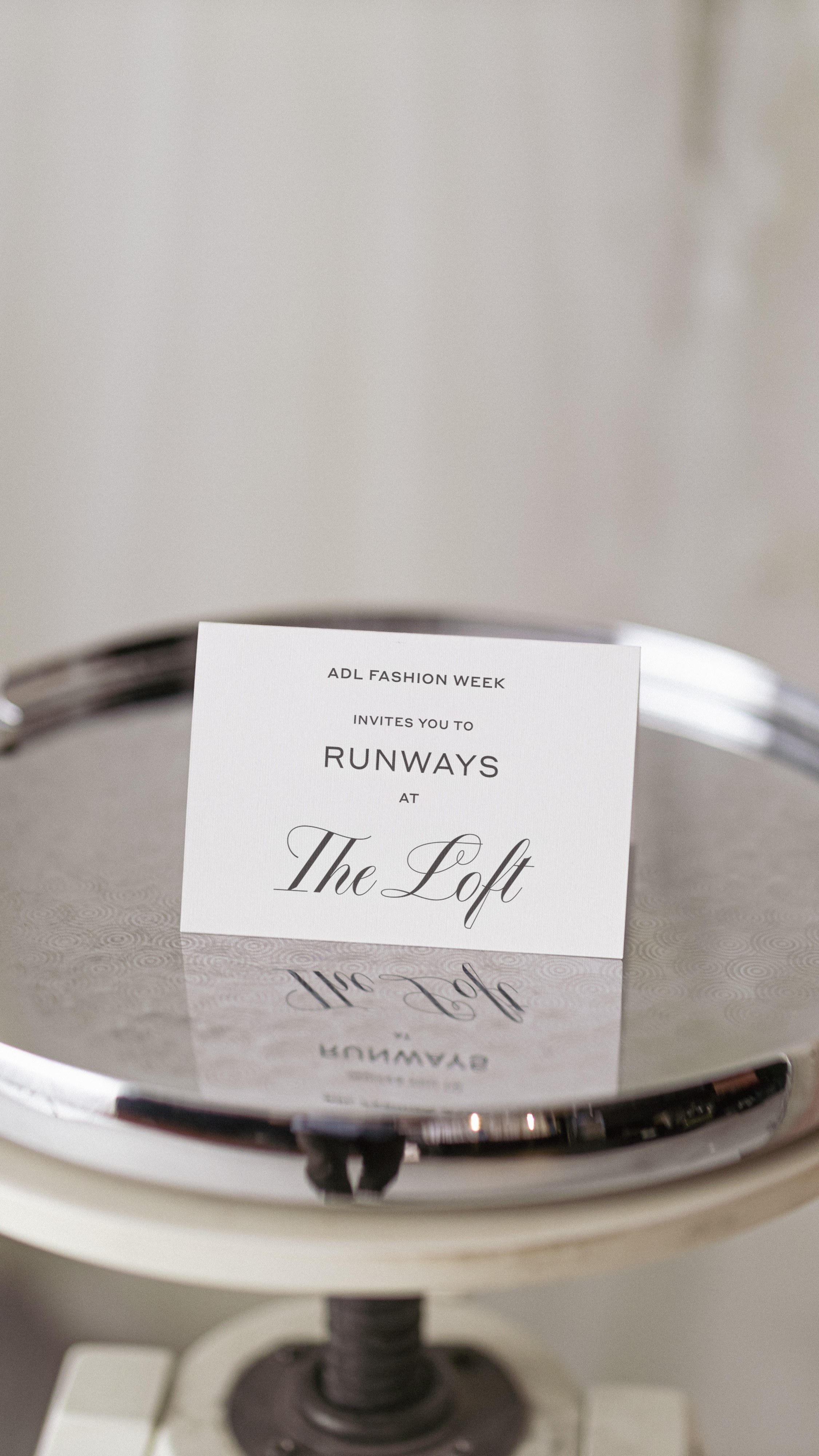 The Loft Runway Invite portrait